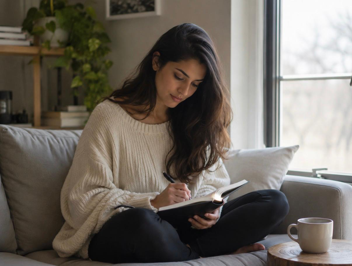Reflection journaling healing